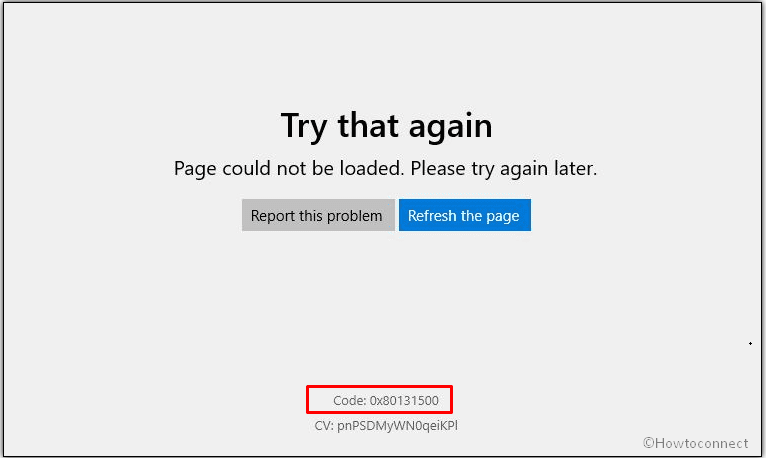 Fix Windows Store Error Code: 0x80131500