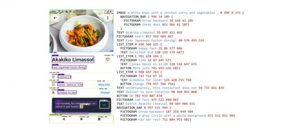 Google發表當前最佳UI與資訊圖表理解模型ScreenAI