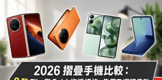 2026 摺疊手機比較:8 款 Flip 與 Fold 旗艦規格、售價及選購重點