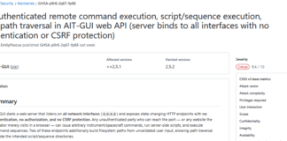 AMMOS Instrument Toolkit AIT-GUI 漏洞:未經身分認證攻擊者可能向太空船發送指令