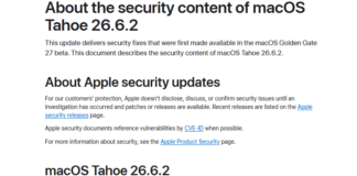 Apple發布 macOS Tahoe 26.6.2,修補28個漏洞