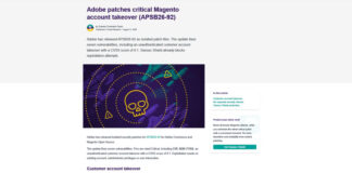 Adobe Commerce重大漏洞疑遭利用,攻擊者可挾持顧客帳號工作階段